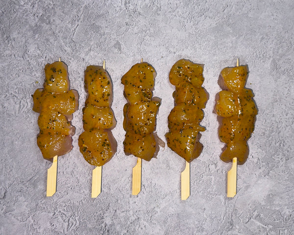 Honey & Mustard Chicken Kebabs